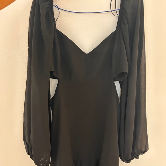 Black dress with cut outs - Picture 1 of 3